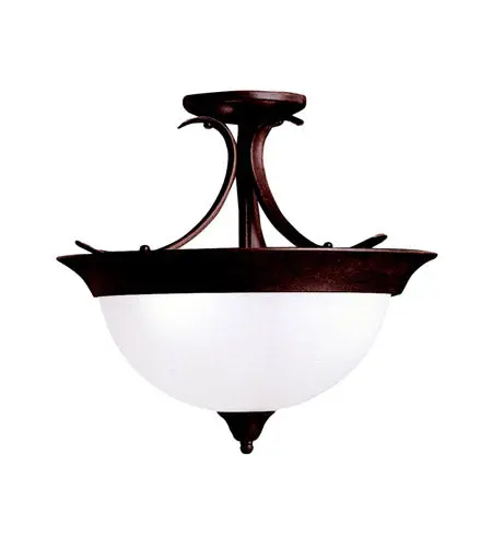 Kichler Tannery Bronze 3-Light Vanity Fixture With Gu24 Base And Etched Glass 1
