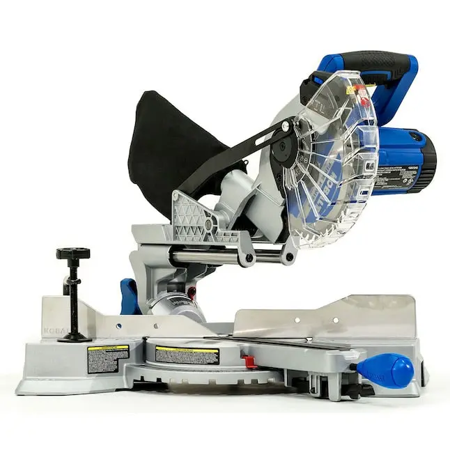 Kobalt 7-1/4-Inch Compact Sliding Compound Miter Saw – 10-Amp Corded, Single-Bevel 1