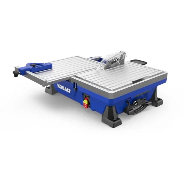 Kobalt 7-Inch Wet Sliding Table Tile Saw – 6-Amp Corded Performance 1