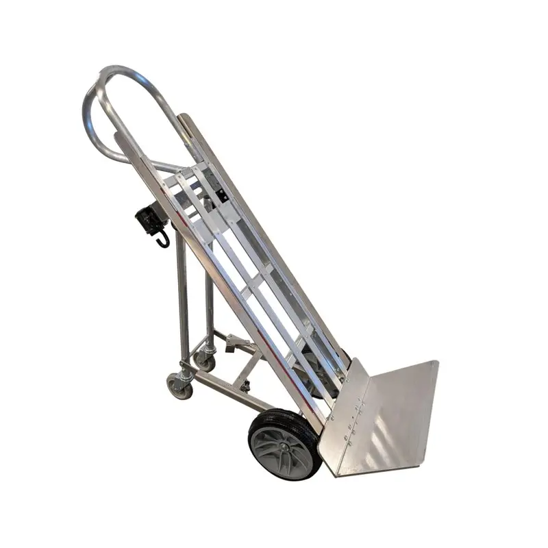 Konami B&P Extended-Base Hand Truck With Quad-Wheel Stability — 600 Lb Capacity 1