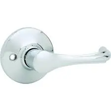 Kwikset Dorian Hall/Closet Lever – Polished Chrome, Right-Hand, Passage Function #92001-159 1