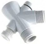 Ldr 1/2" Ips Dual-Flow Shower Diverter Valve – White Finish (#520-2450W) 1