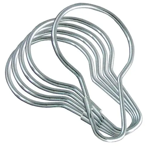 Ldr 502-6200 Chrome Shower Curtain Ring Pack (12-Piece) 1