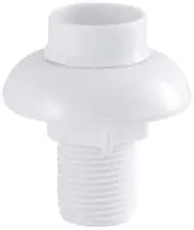 Ldr Dual-Color Spray Hose Guide – Black And White, Universal Faucet Mount 1