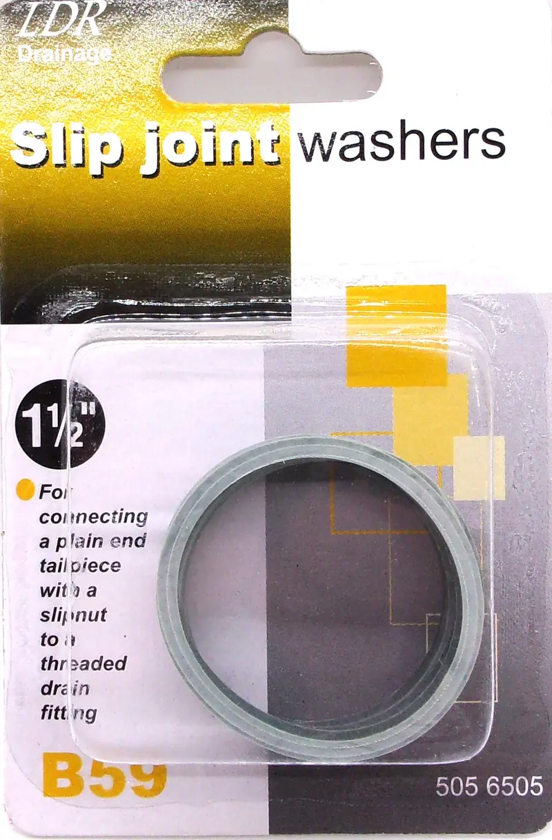 Ldr Industries 505-6505 Gray Compression Washers – 1-1/2" Diameter 1