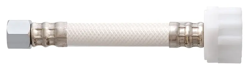 Ldr Nylon-Reinforced Toilet Supply Line – 3/8" Comp X 7/8" Ballcock, 9" 1