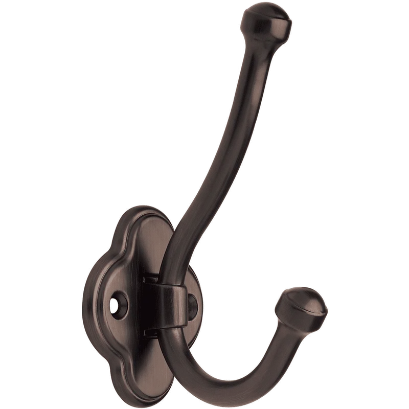 Liberty Scroll-Edge Coat And Hat Hook In Venetian Bronze 1