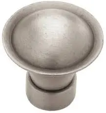 Liberty Spindle Cabinet Knob – 1-1/8", Satin Pewter Finish 1