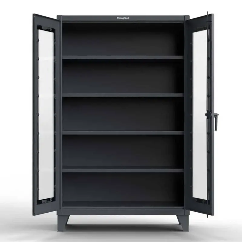 Lightweight-Access 12-Gauge Clearview Cabinet — 48"W × 24"D × 66"H With 3 Shelves 1