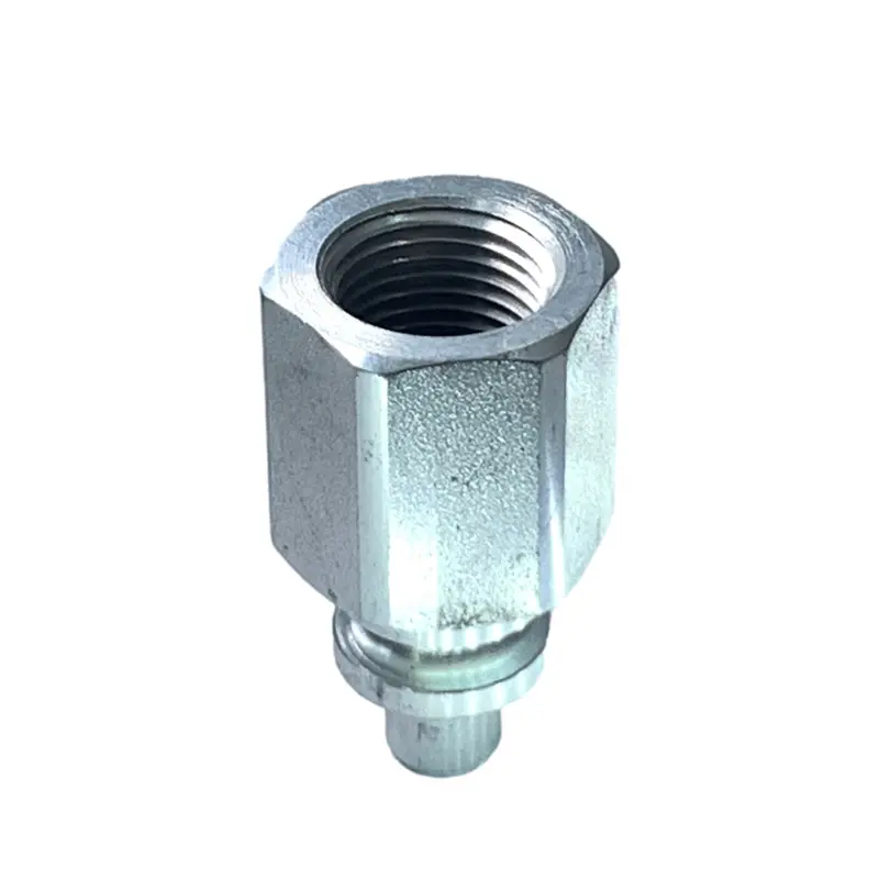 Lincoln Adapter Fitting: 1/2-Inch Female Pipe Thread To 7/16-Inch Male Thread 1