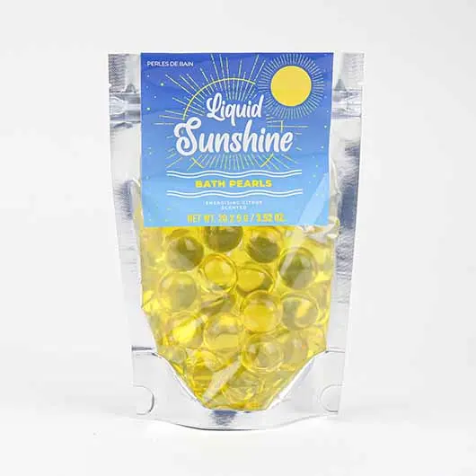 Liquid Sunshine Scented Effervescent Bath Pearls 1