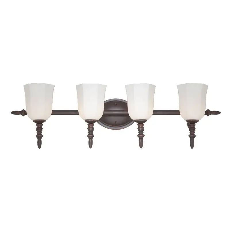 Lloyd 4-Light Bathroom Vanity Light In Oil-Rubbed Bronze 1