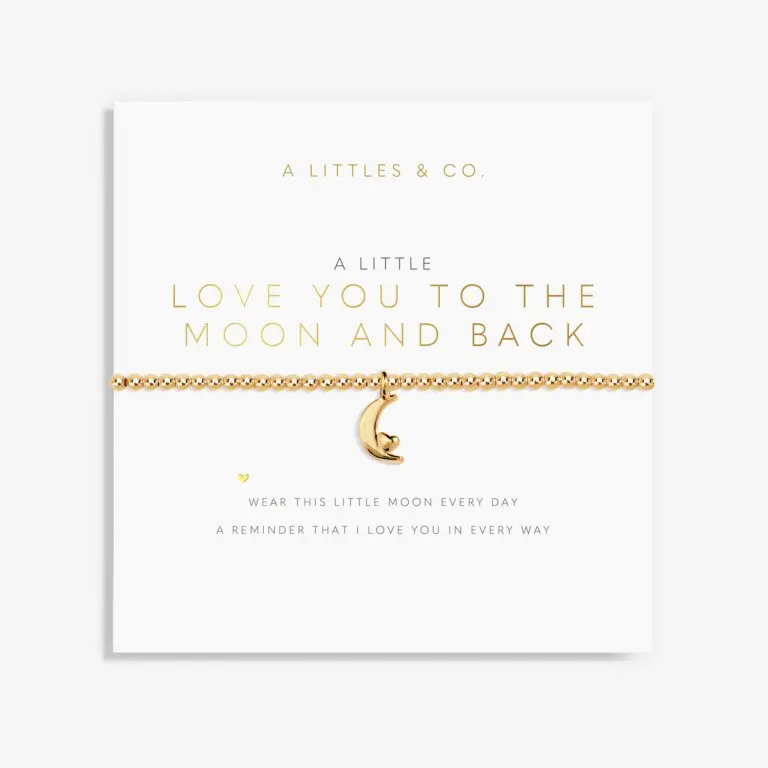 'Love You To The Moon And Back' Engraved Bracelet – Sweet, Timeless Gift For Family 1