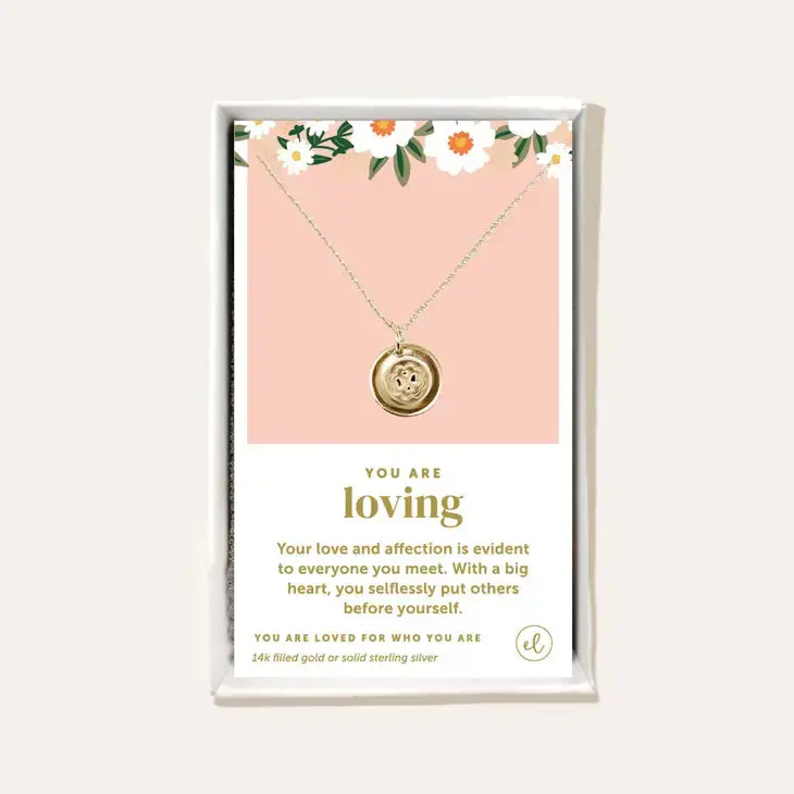Loving Gold-Tone Inspirational Necklace 1