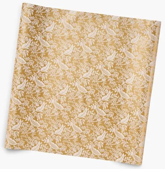 Luxe Canopy Gold Metallic Wrapping Paper 1