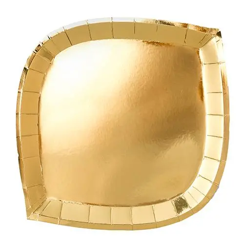 Luxury Gold-Trimmed Dinner Plates – Posh Table Setting 1
