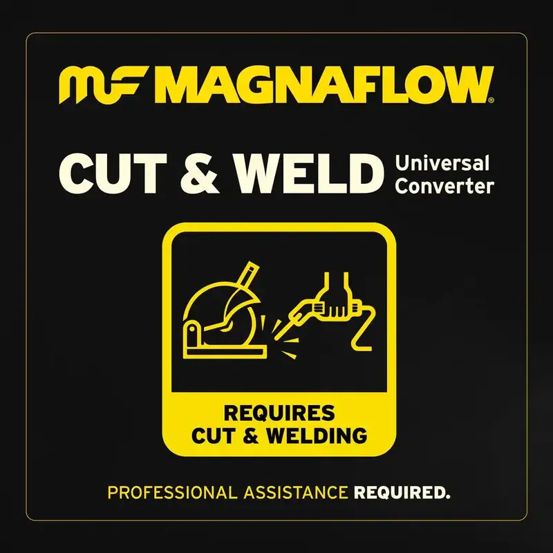 Magnaflow Universal Catalytic Converter – Ulev-Compliant 2.5" Inlet 1