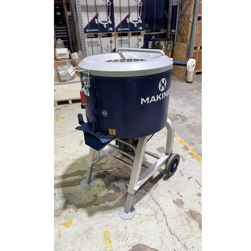 Makinex Fam-120 Forced Action Concrete Mixer — 31.7-Gallon Drum Capacity 1