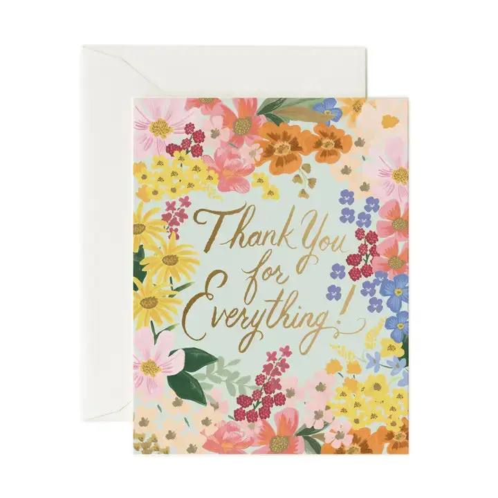 Margaux Script 'Thank You' Card 1