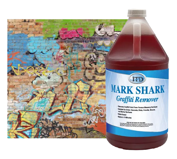 Mark Shark Graffiti Eradicator – Solvent-Based Remover (1 Gal) 1