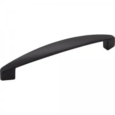 Matte Black Asymmetrical Belfast Pull – 128 Mm Center-To-Center #308-128Blk 1