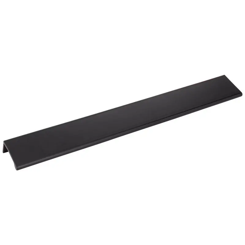 Matte Black Edgefield Cabinet Tab Pull – 12-Inch Length 1