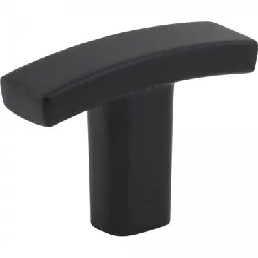 Matte Black Thatcher "T" Cabinet Knob – 1-1/2" Overall Length (Model #859T-Mb) 1