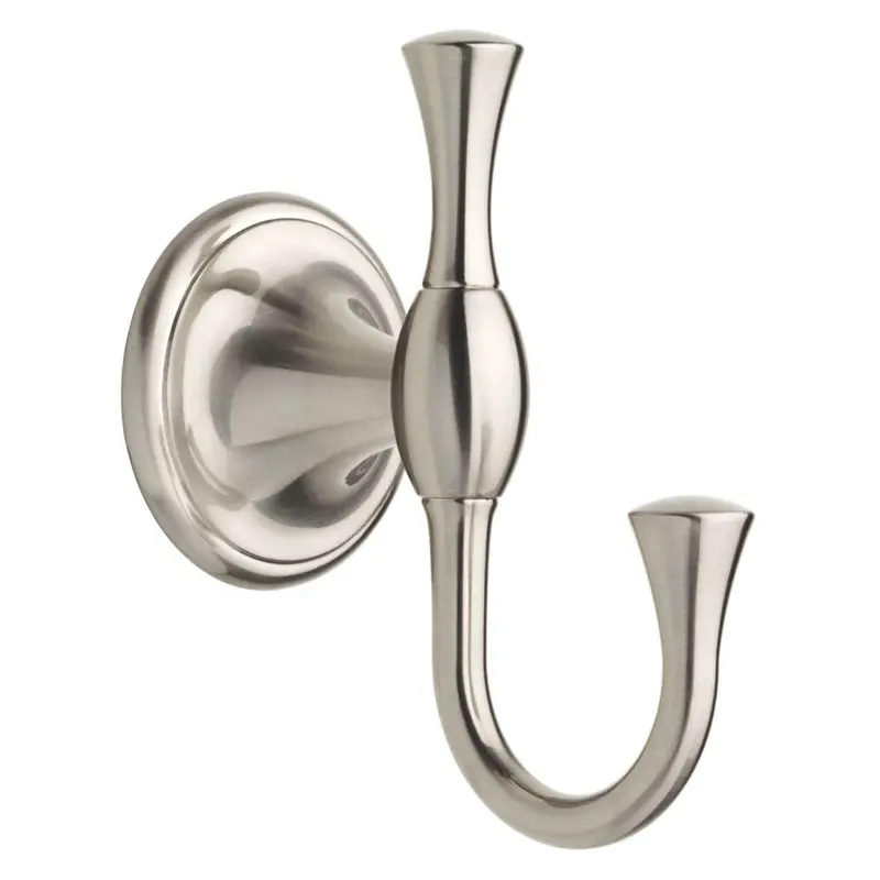 Meridian Single Robe Hook In Brushed Nickel 1