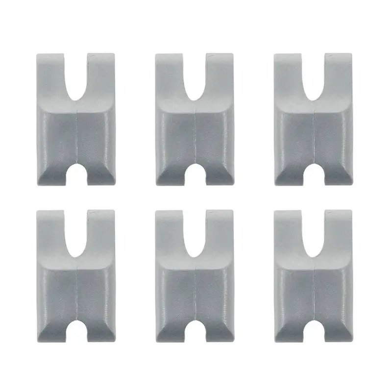 Metro 9184P Rust-Resistant Polymer Shelf Tabs For Super Erecta Solid Shelving – Pack Of 6 1