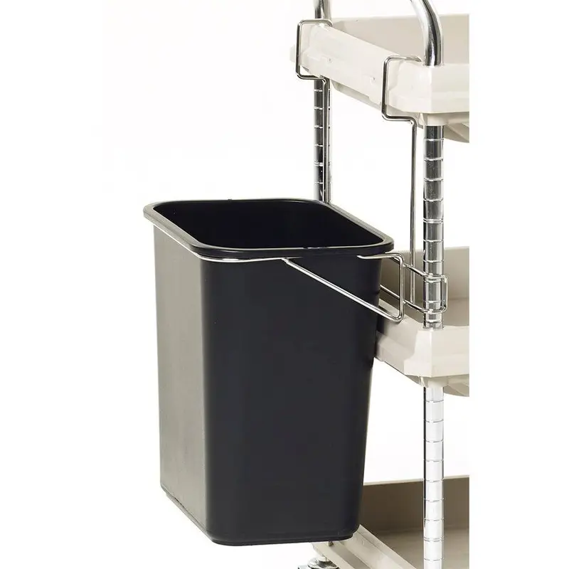 Metro Bc2030 Deep-Ledge Utility Cart Waste Bin & Mounting Holder 1