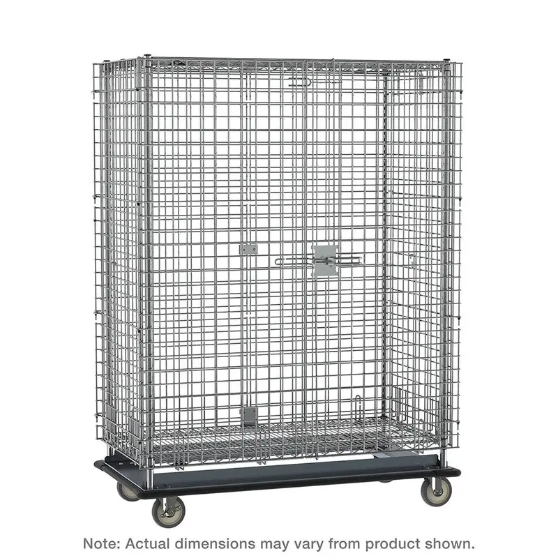 Metro Qwikslot Heavy-Duty Mobile Security Shelving With Reinforced Base 1