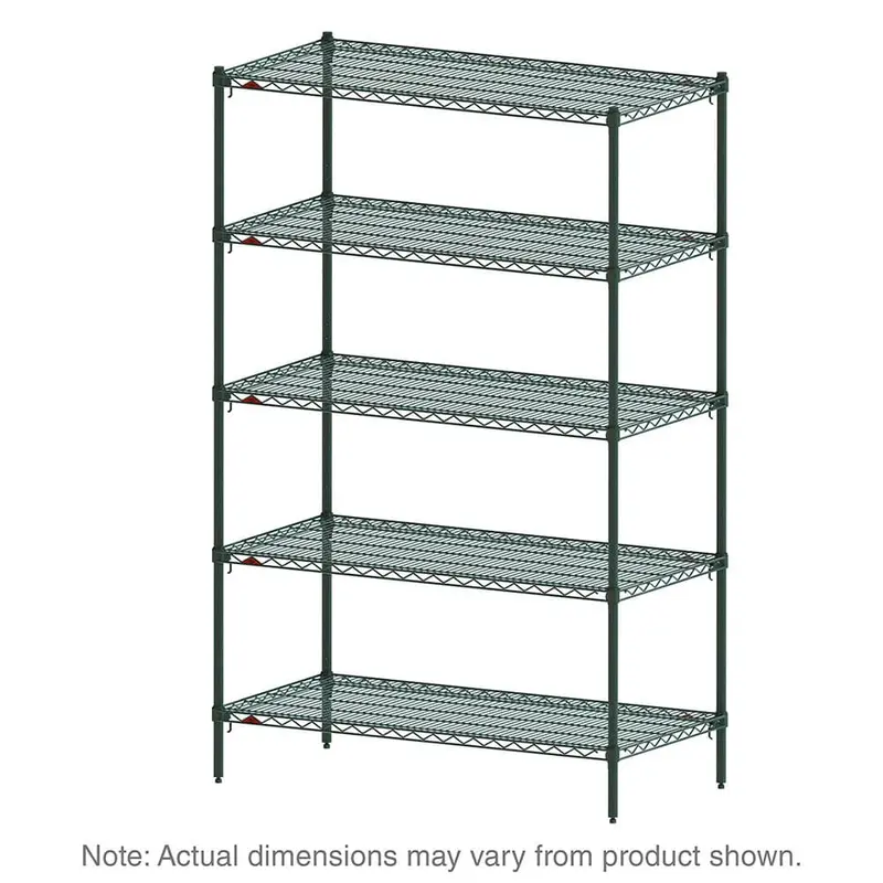 Metro Super Adjustable 5-Shelf Super Erecta Industrial Wire Shelving Starter Unit 1