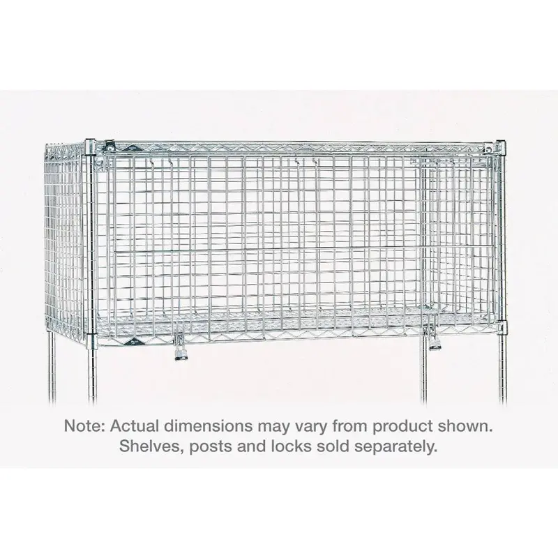 Metro Super Erecta Security Shelving Module With Reinforced Frame 1