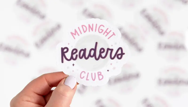 Midnight Readers Club Enthusiast Sticker 1