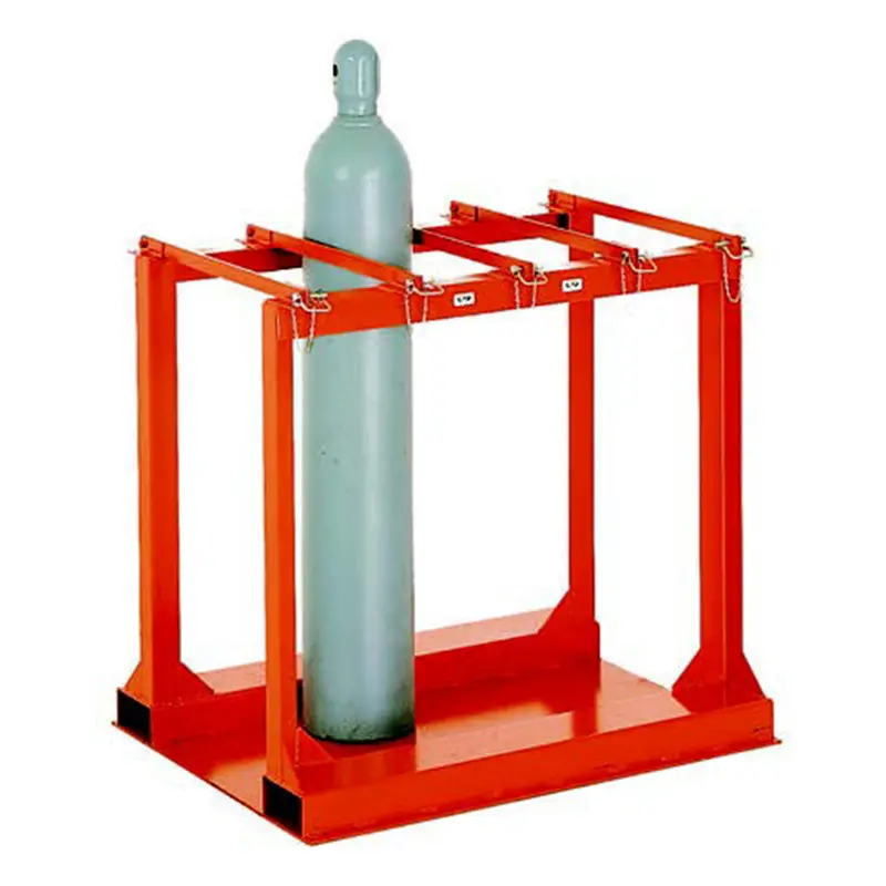 Mobile Cylinder Pallet Rack — 1,500 Lb Capacity, Forklift-Compatible, Pre-Assembled 1