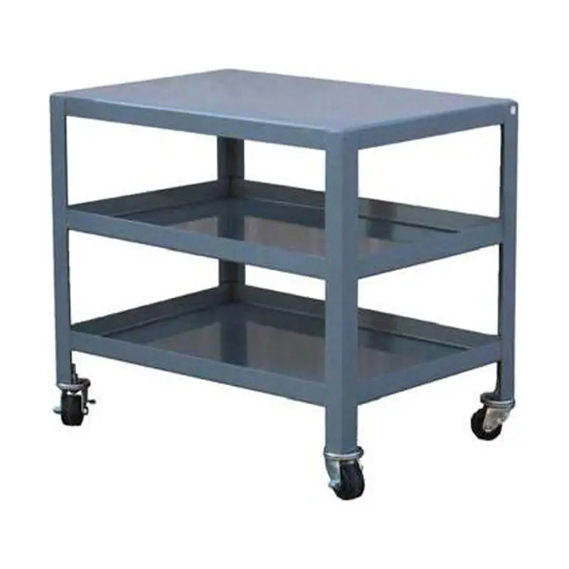Mobile Steel Machine Stand – 3000 Lb Capacity, Configurable 2- Or 3-Shelf Layout 1