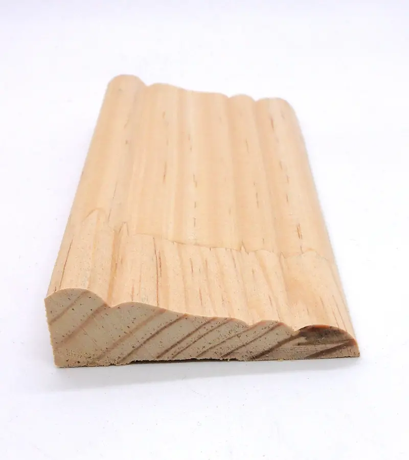 Natural Pine Territorial Base Molding – 1/2-Inch X 2-1/4-Inch X 16-Foot Length 1