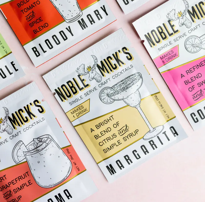 Noble Mick’S Single-Serve Craft Cocktail Mixers 1
