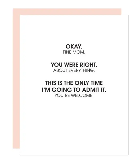 Nostalgic Mom Validation Card 1