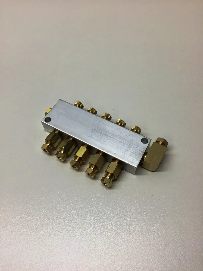 Nventor Cnc Router 5-Port Lubrication Pipe Connector – Snx Pentaport Fitting 1
