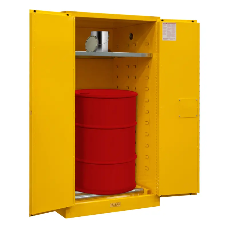 Osha-Compliant Manual 55-Gallon Flammable Liquid Drum Storage Cabinet 1