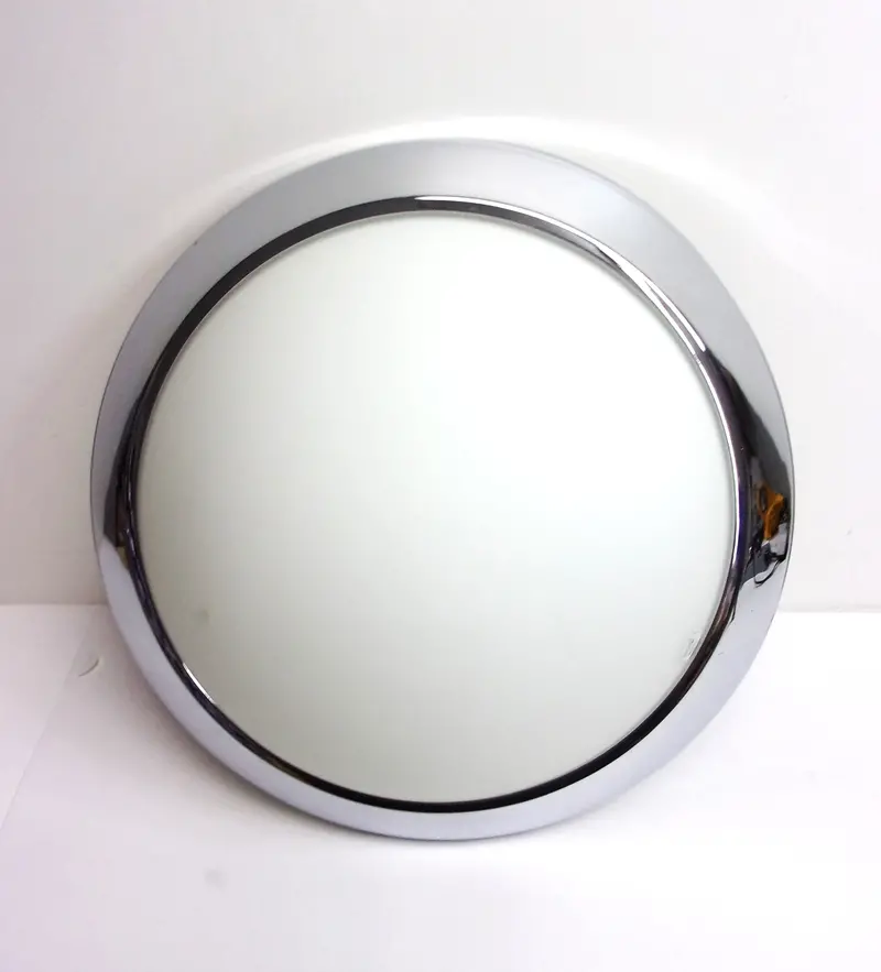 Oxygen Lighting Contemporary White And Polished Chrome Ceiling Flush Mount #2-6113-14 1