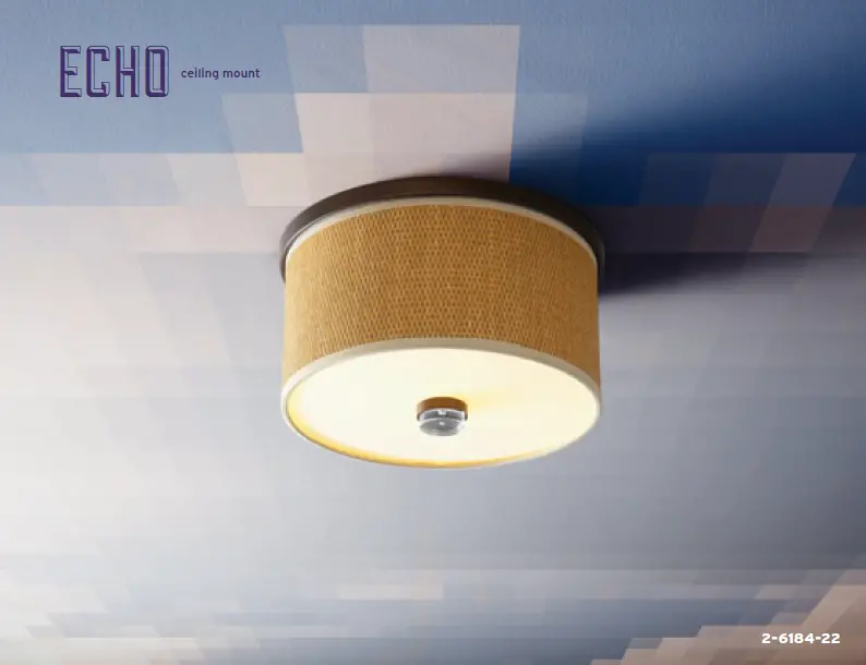 Oxygen Lighting Echo Series Oiled Bronze Ceiling Flush Mount #2-6184-22 1