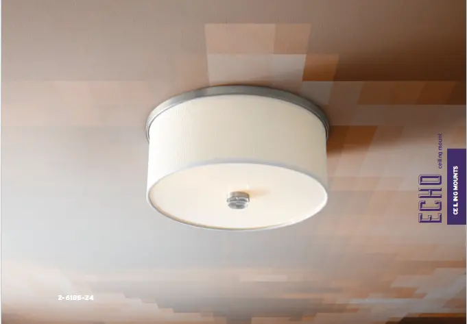 Oxygen Lighting Satin Nickel Ceiling Mount Fixture #2-6185-24 1
