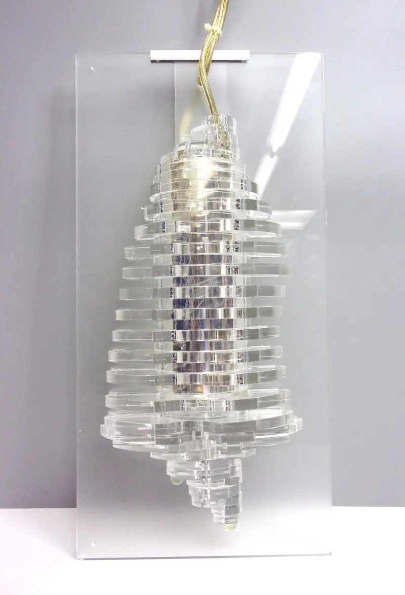 Oxygen Lighting Siren 16-Inch Single-Light Pendant With Acrylic Shade #2-6116-59 1
