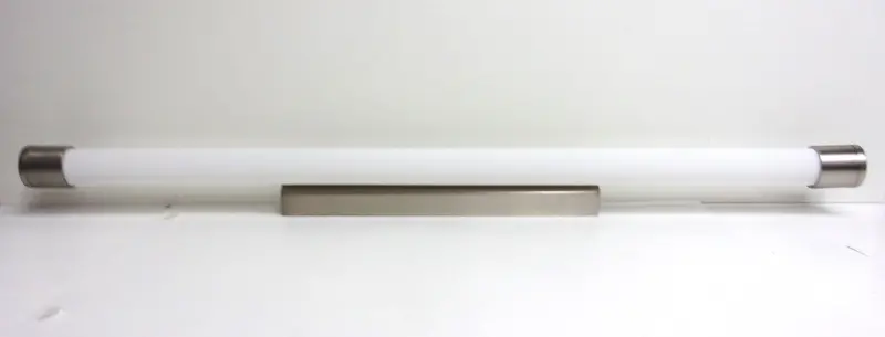 Oxygen Lighting Zenith 36-Inch Single-Light Stainless Steel Bath Bar #2-5141-24 1