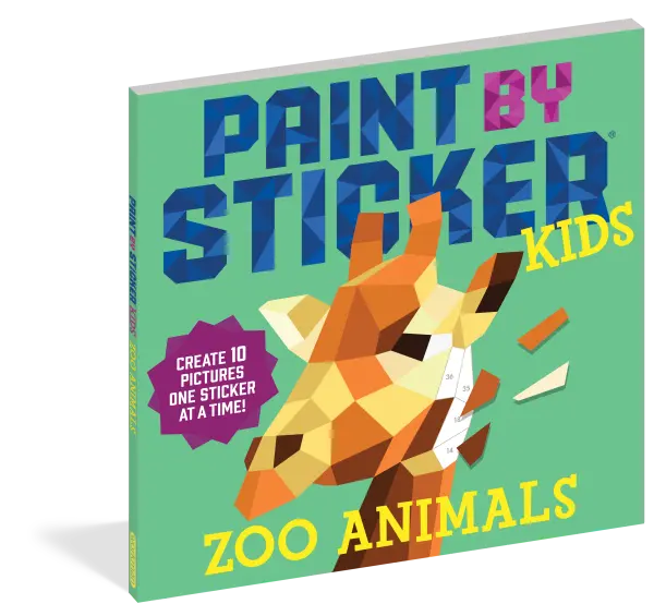 Paint-By-Sticker: Zoo Animals Activity Kit 1