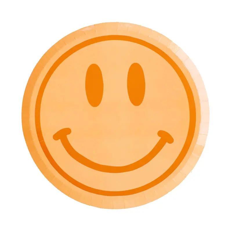 Peace & Love Smile Design Dessert Plates 1
