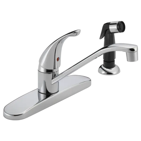 Peerless Classic Single-Handle Kitchen Faucet – Compact Design (Model P115Lf) 1