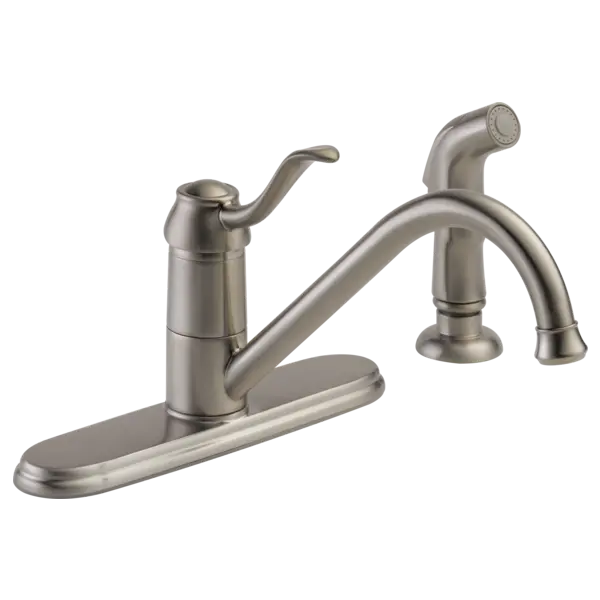 Peerless Single-Handle Kitchen Faucet With Pull-Down Spray In Stainless Steel 1
